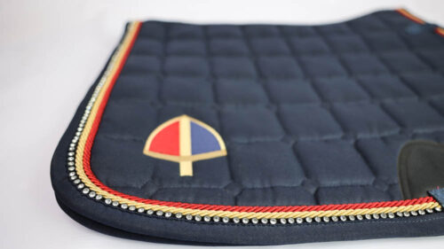 Callaho Navy Diamante GP Saddle Pad - Image 2