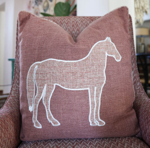 Ballina Stables Pink Scatter Cushion