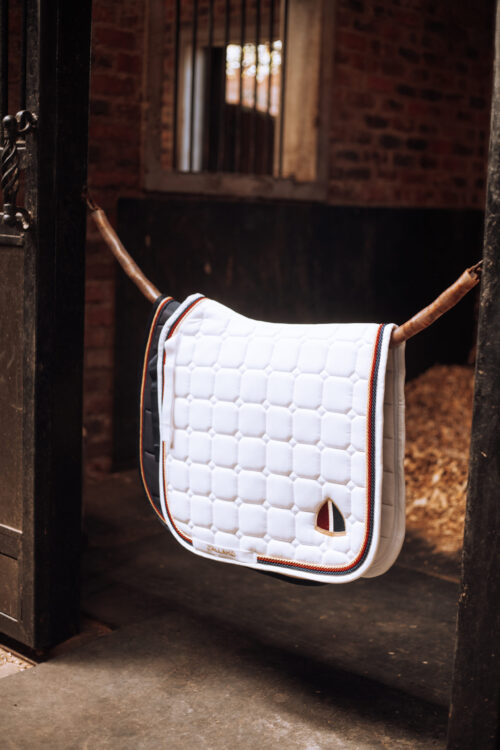 Callaho Dressage White Saddle Pad