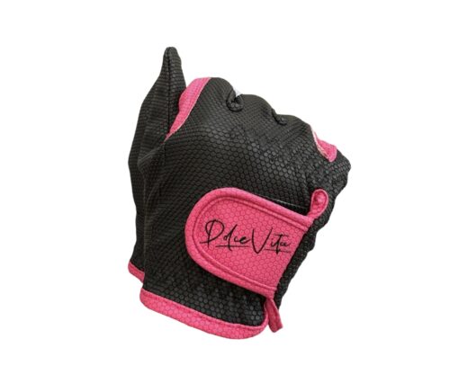 Dolce Vita Leather Glove Black and Pink (Kids) - Image 2
