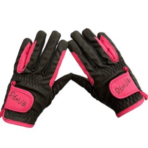 Dolce Vita Leather Glove Black and Pink (Kids)
