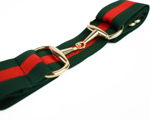 Elasticated Belt Red & Green - Image 4