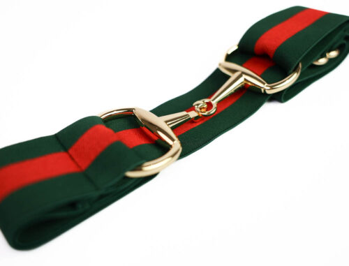 Elasticated Belt Red & Green - Image 5
