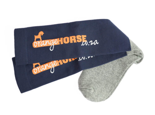 Orange Horse Logo Socks - Image 2