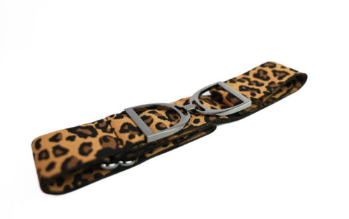 Elasticated Belt Leopard Print - Image 4