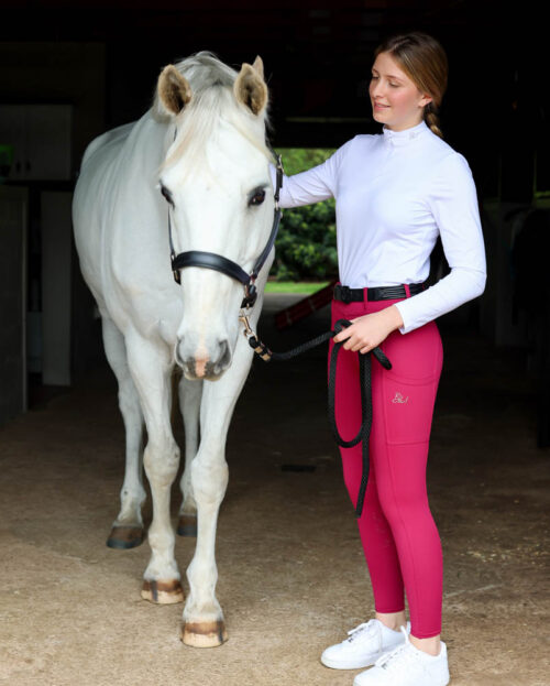 Blu Equestrian Legging Pomegranate