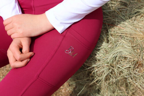 Blu Equestrian Legging Pomegranate - Image 6
