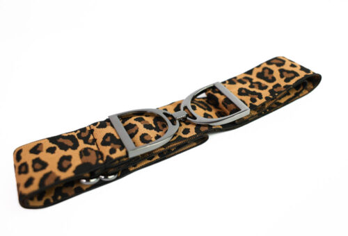 Elasticated Belt Leopard Print - Image 5