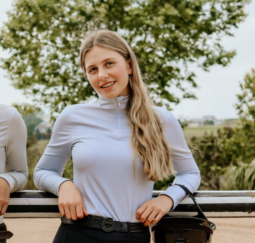 Blu Equestrian Grey Base Layer