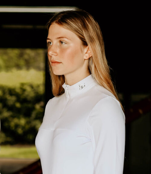 Blu Equestrian White Base Layer - Image 4