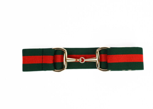 Elasticated Belt Red & Green - Image 2