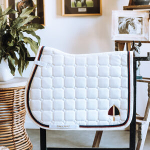 Callaho GP White Diamante Saddle Pad