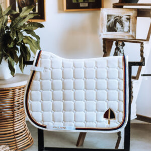 Callaho GP White Saddle Pad