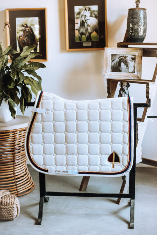 Callaho GP White Saddle Pad