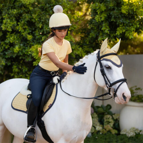 LeMieux Classic Fly Hood Mimosa - Image 3