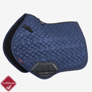 LeMieux Crystal Suede Close Contact Square Navy
