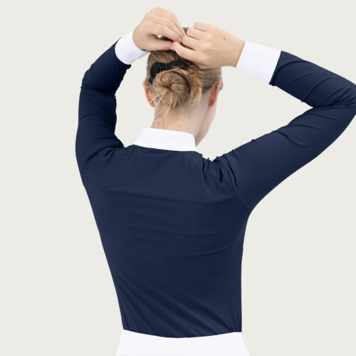 DEE Long Sleeve Show Shirt Navy - Image 2