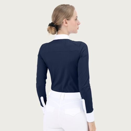 DEE Long Sleeve Show Shirt Navy - Image 3