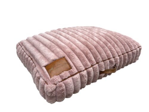 Wallace, Lottie and Me Dog Bed Pink Fluffy
