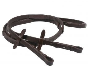 Unicorn Tack Soft Rubber Reins Brown