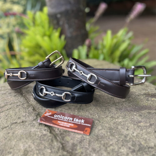 Unicorn Tack Snaffle Belt Black - Image 2