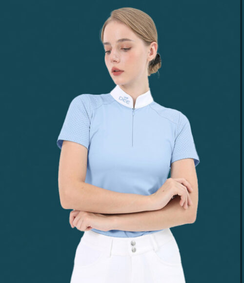 DEE Baby Blue Short Sleeve Show Shirt - Image 2