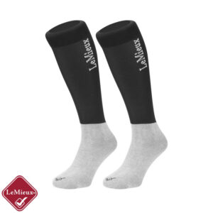 LeMieux Competition Socks Black (Twin Pack)