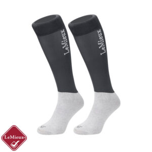 LeMieux Competition Socks Grey (Twin Pack)