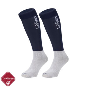 LeMieux Competition Socks Navy (Twin Pack)