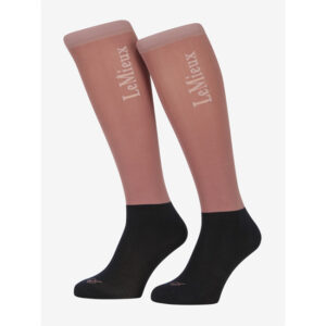 LeMieux Competition Socks Peony (Twin Pack)
