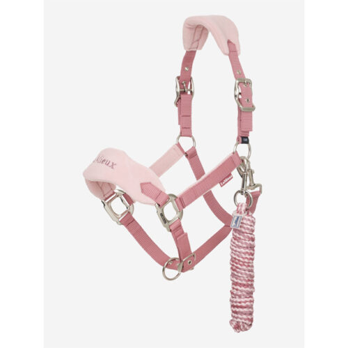 LeMieux Vogue Fleece Headcollar & Leadrope Blossom