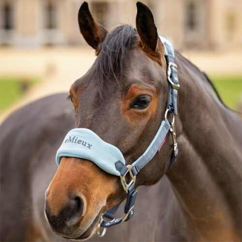 LeMieux Vogue Fleece Headcollar & Leadrope Petrol - Image 2