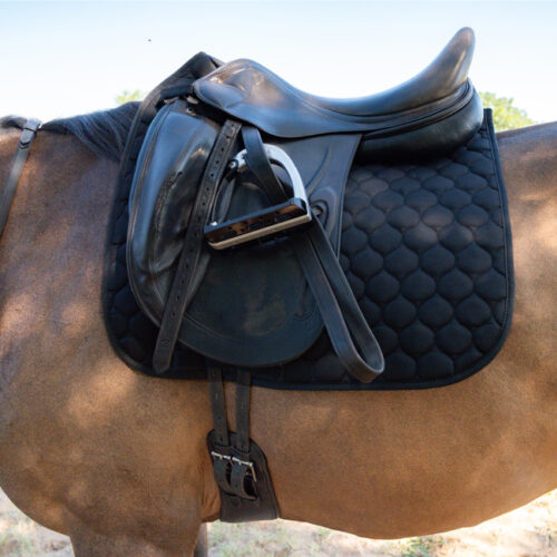Unicorn Tack High Wither Dressage Saddlepad Black - Image 3